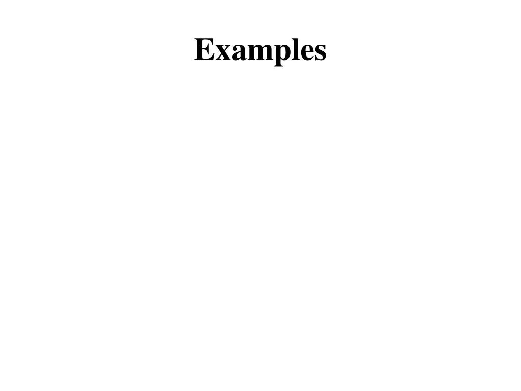 examples 1