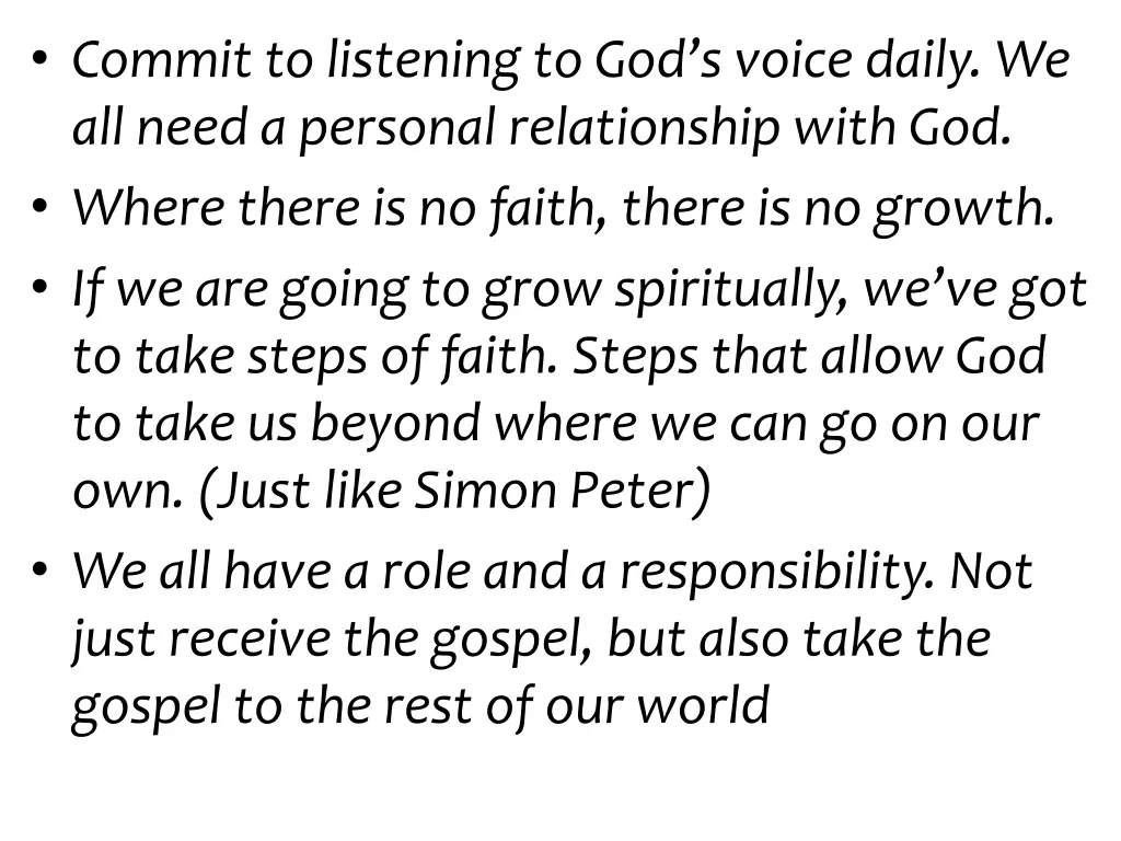 commit to listening to god s voice daily