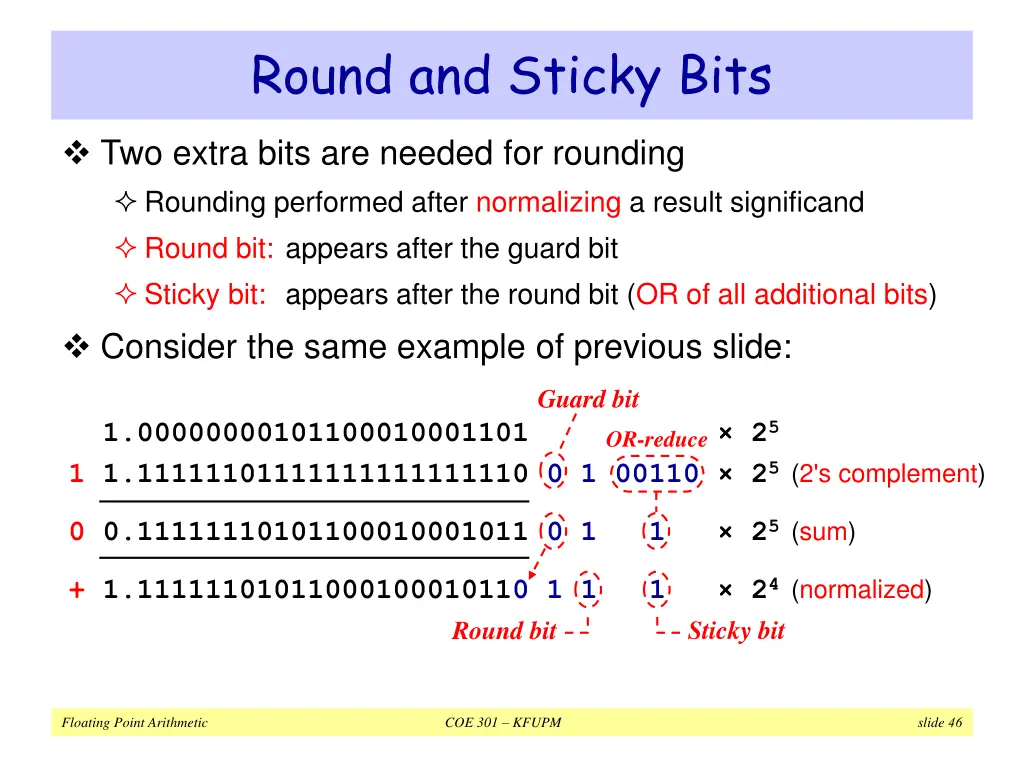 round and sticky bits