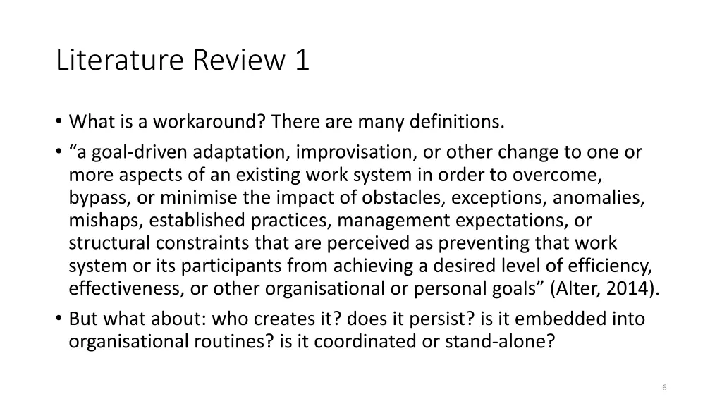 literature review 1