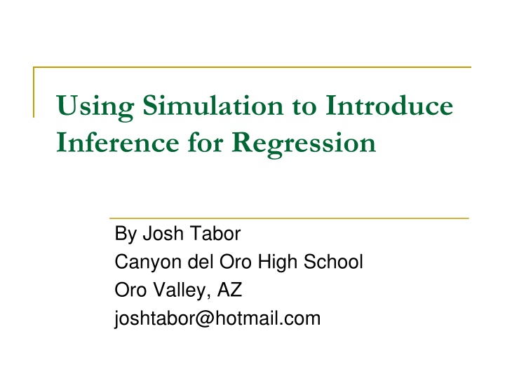 using simulation to introduce inference