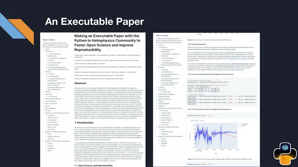 an executable paper