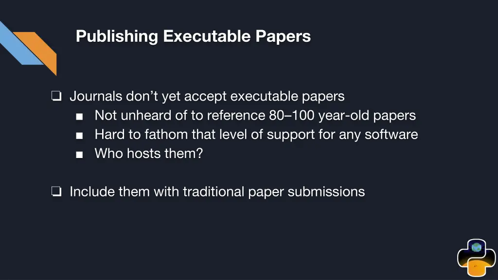 publishing executable papers