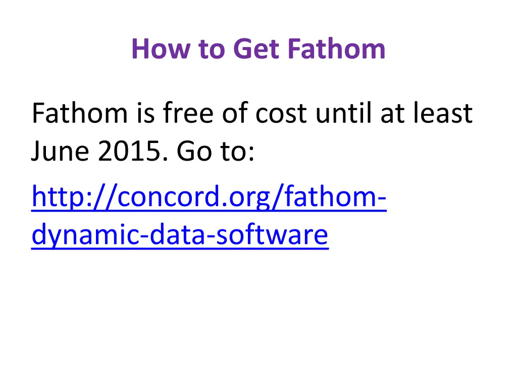 how to get fathom