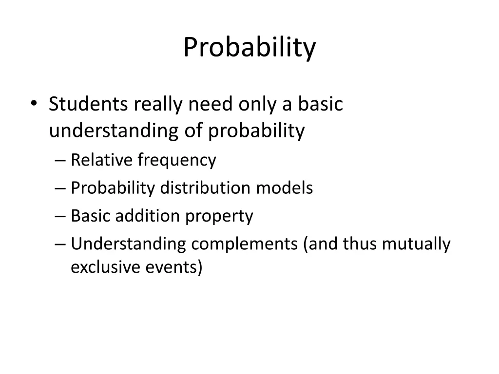 probability