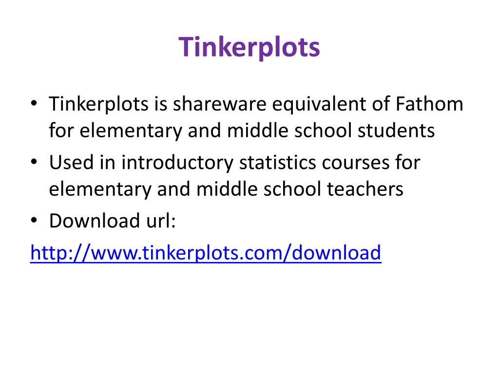 tinkerplots