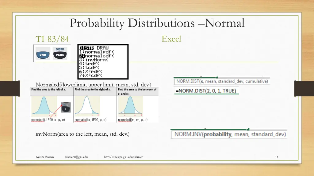 probability distributions normal