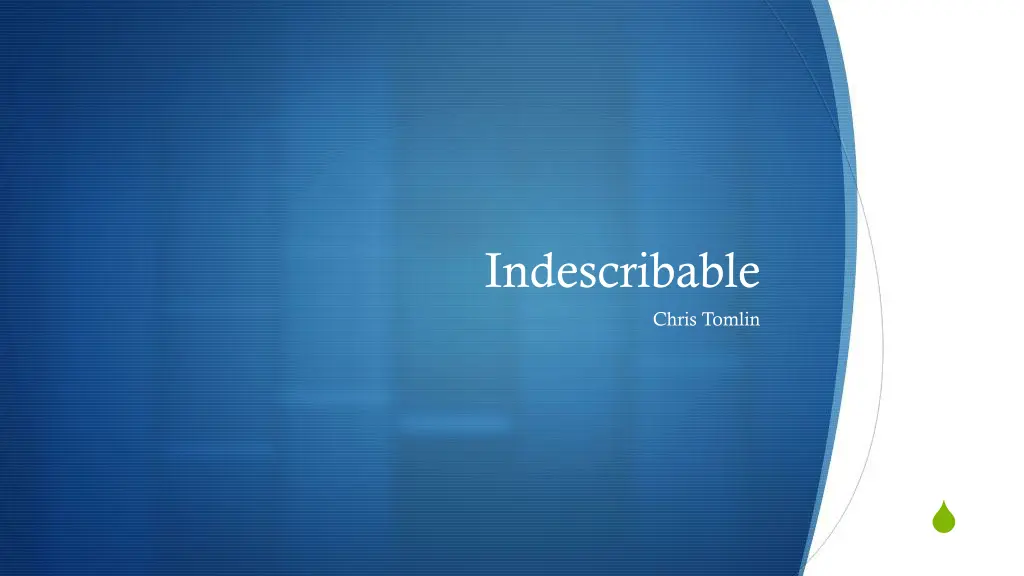 indescribable 1