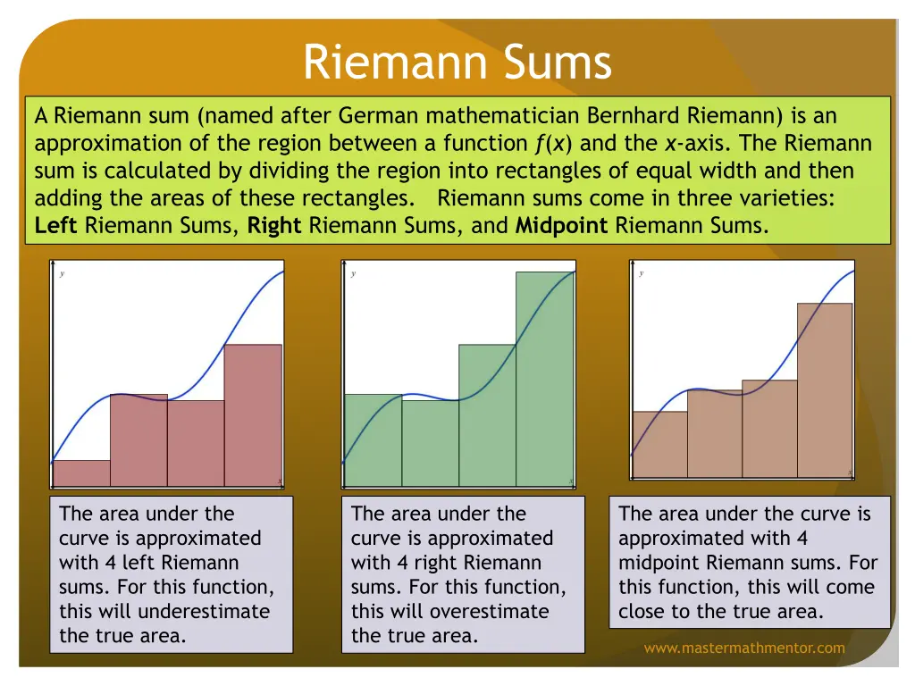 riemann sums