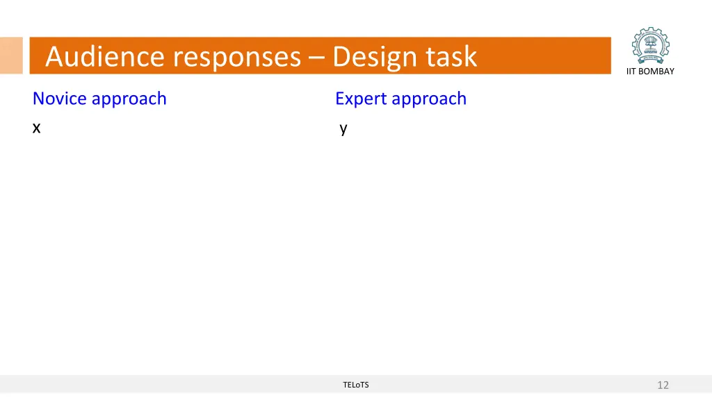 audience responses design task