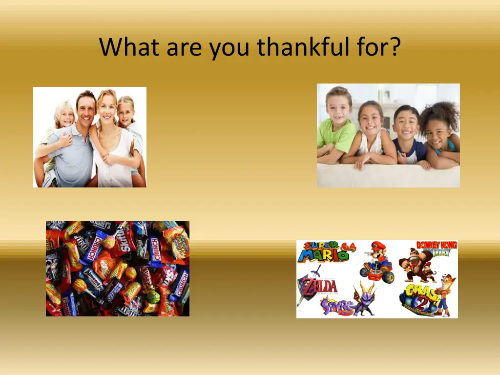 what are you thankful for