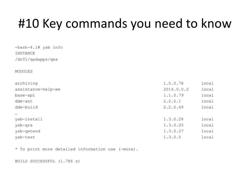 10 key commands you need to know 4