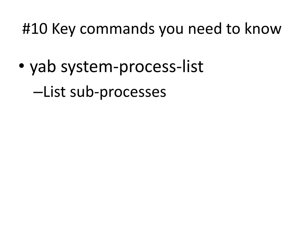 10 key commands you need to know 7