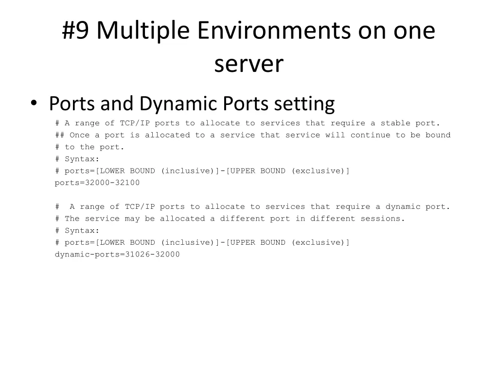 9 multiple environments on one server 1