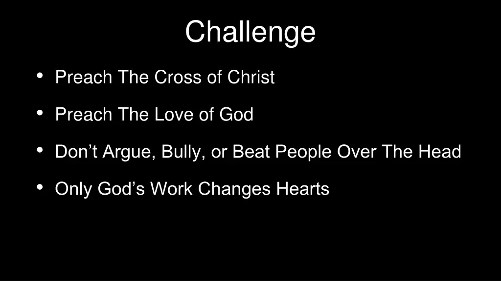 challenge