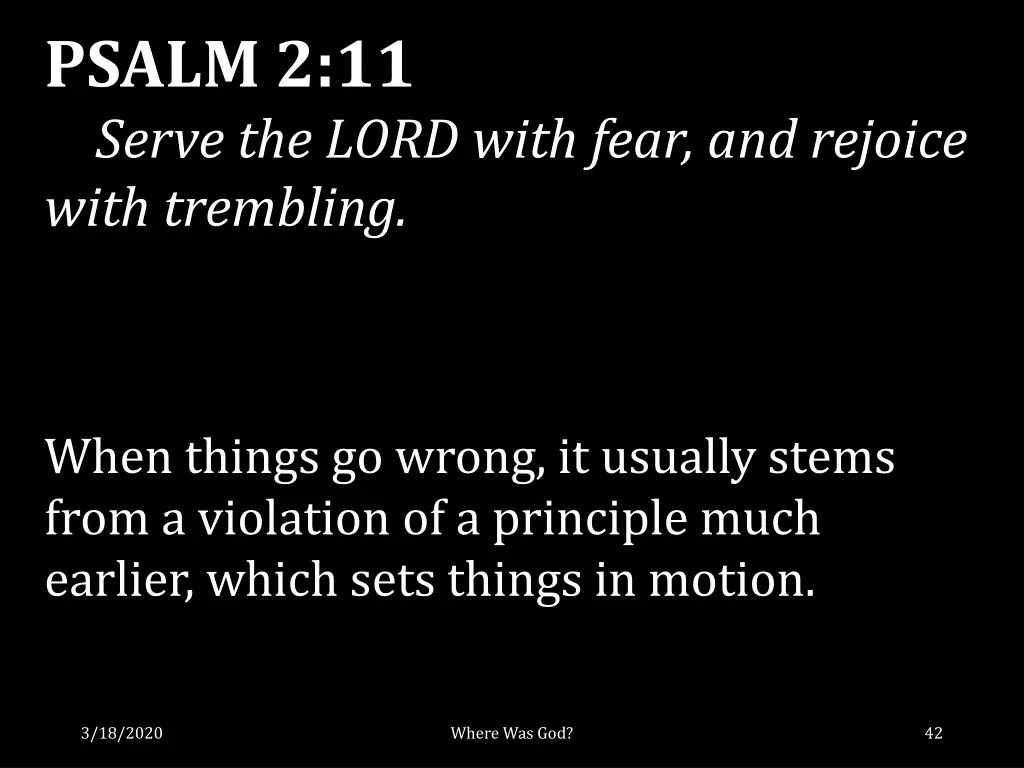 psalm 2 11 serve the lord with fear and rejoice