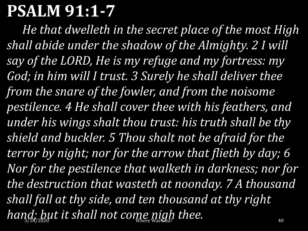 psalm 91 1 7 he that dwelleth in the secret place