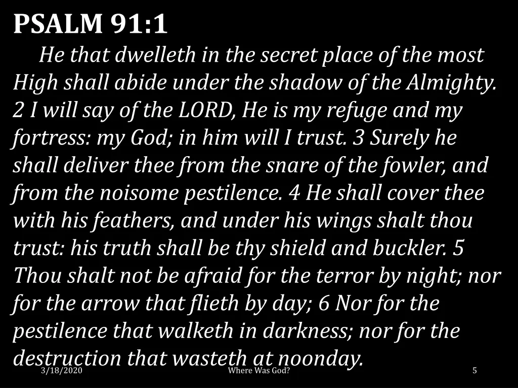 psalm 91 1 he that dwelleth in the secret place