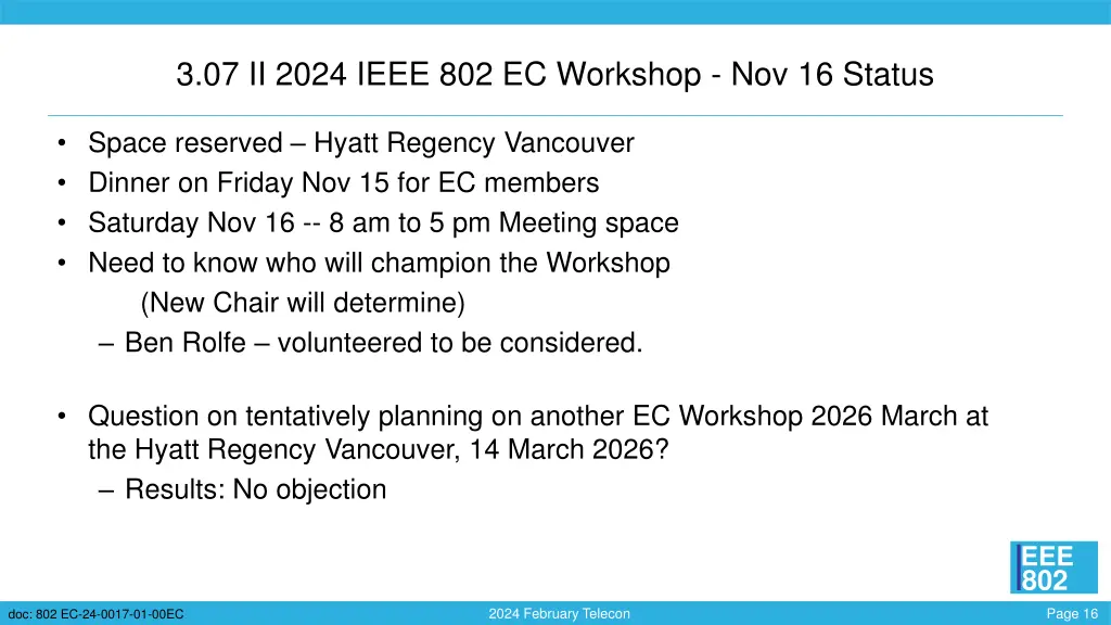 3 07 ii 2024 ieee 802 ec workshop nov 16 status