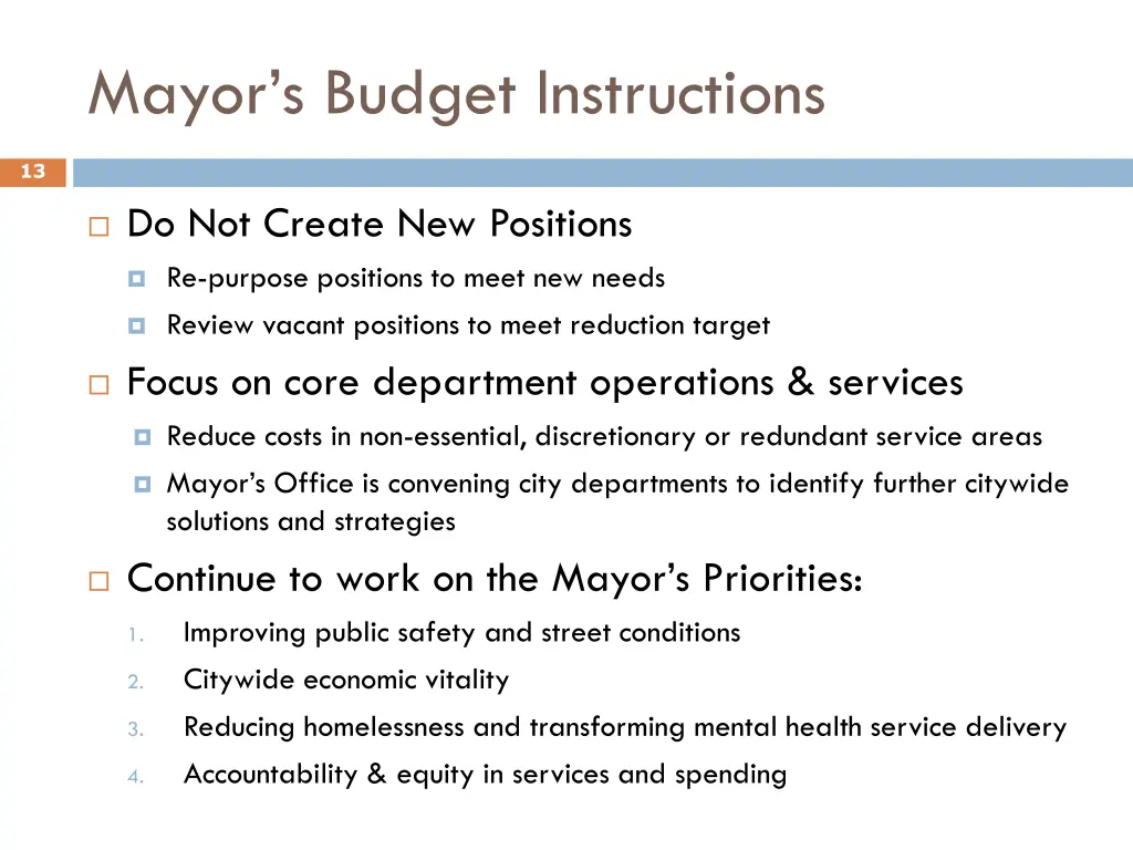 mayor s budget instructions 1