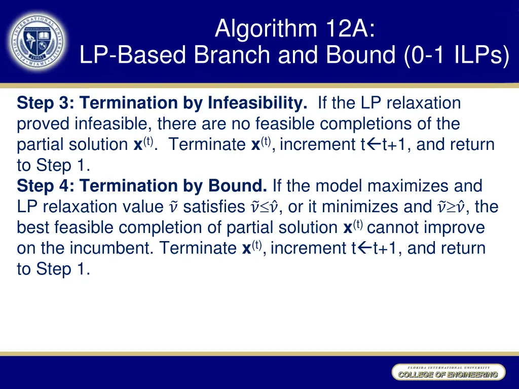 algorithm 12a 1