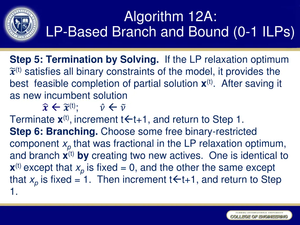 algorithm 12a 2