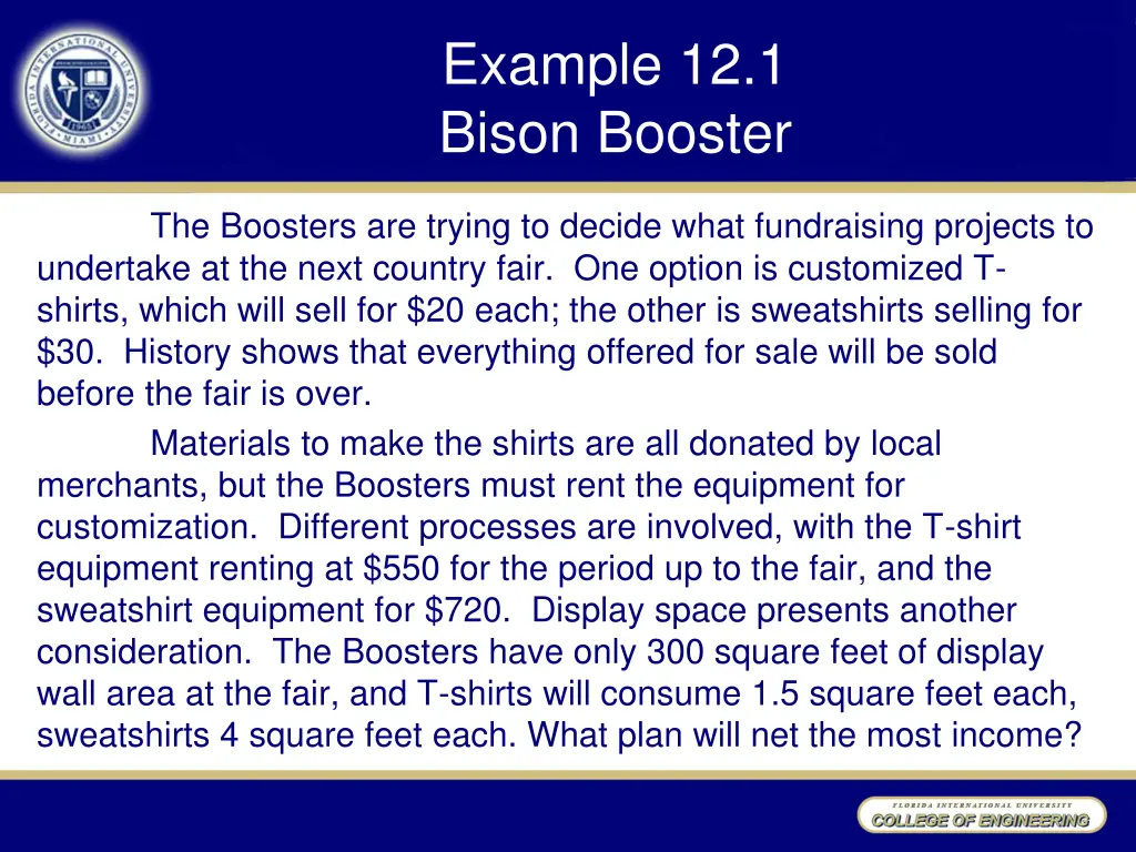 example 12 1 bison booster