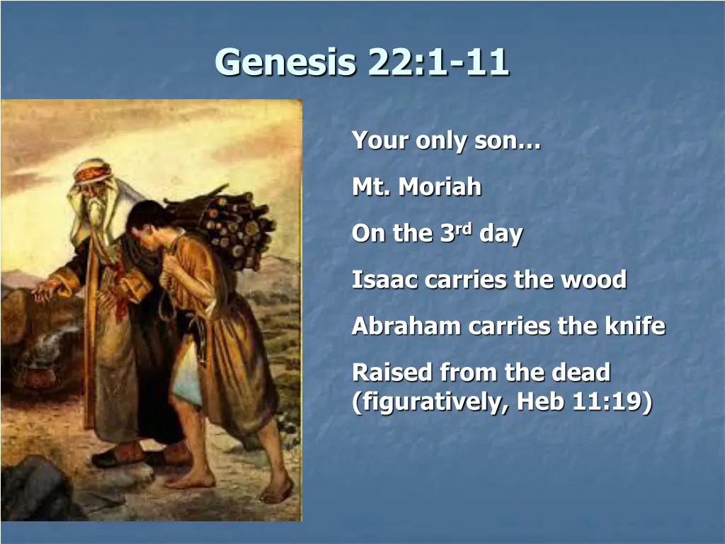 genesis 22 1 11