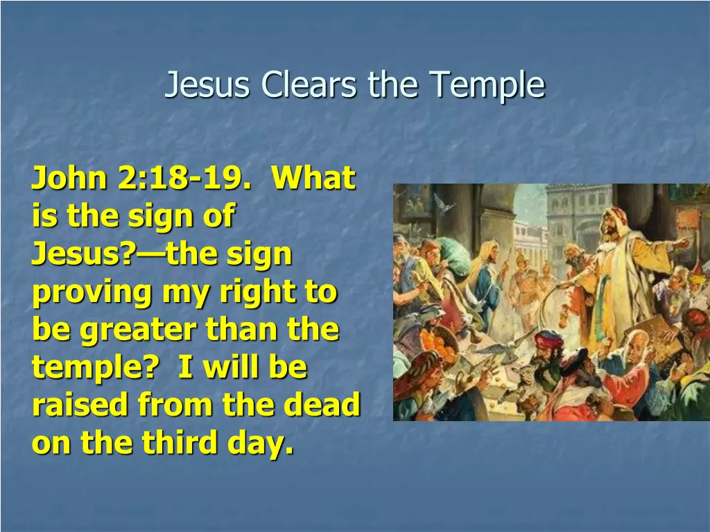 jesus clears the temple 1