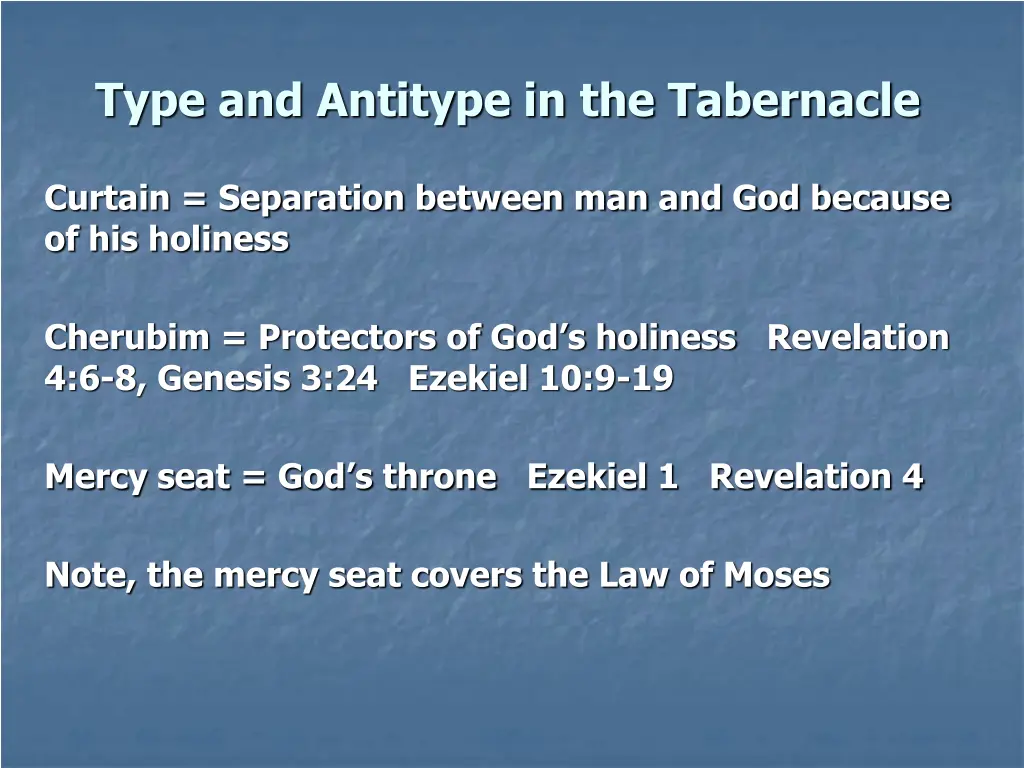 type and antitype in the tabernacle 1