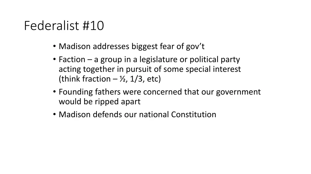 federalist 10