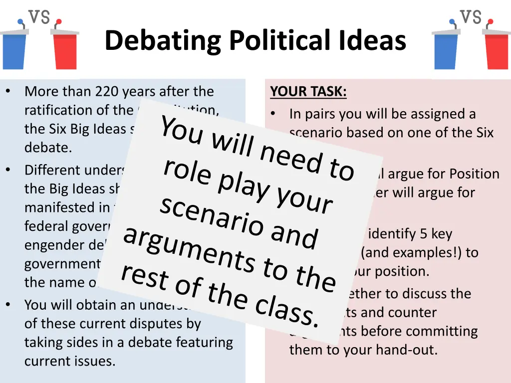 debating political ideas