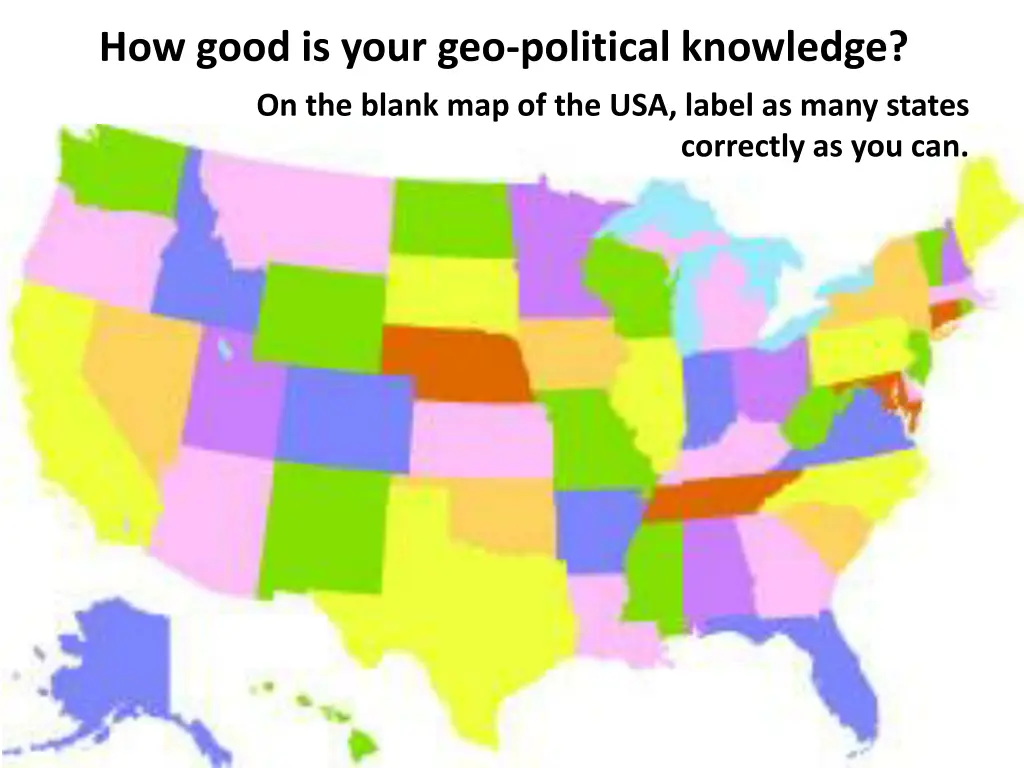 how good is your geo political knowledge