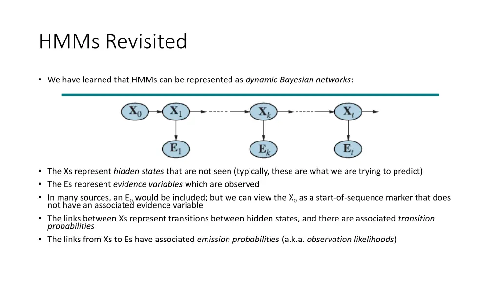 hmms revisited