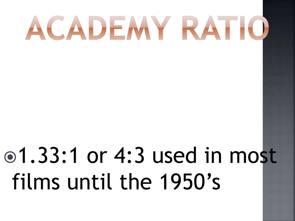 academy ratio