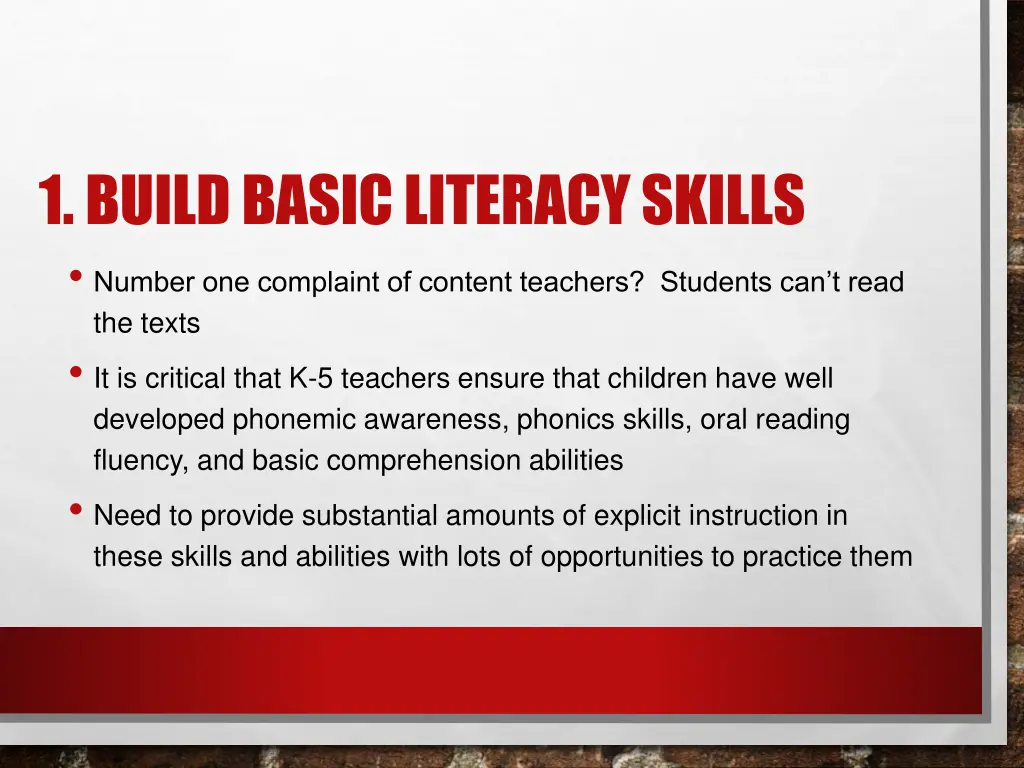 1 build basic literacy skills number