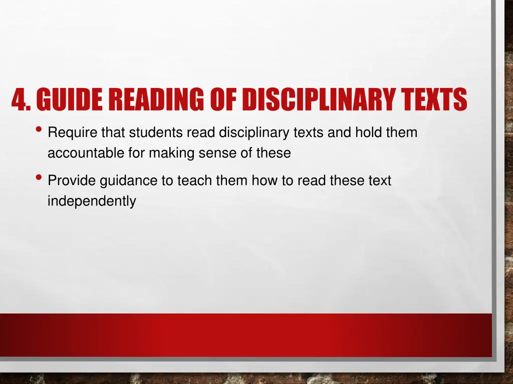 4 guide reading of disciplinary texts require