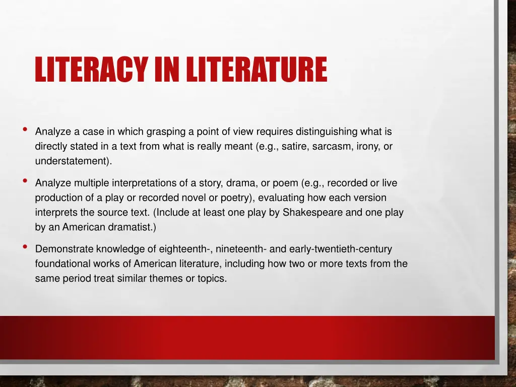 literacy in literature 1