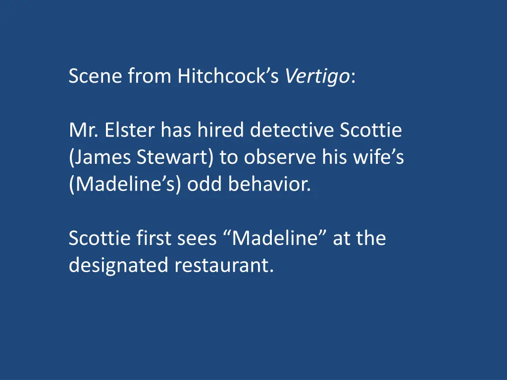 scene from hitchcock s vertigo