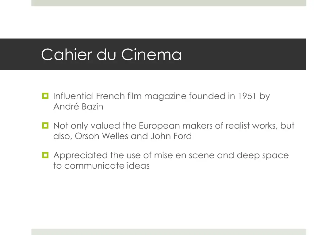 cahier du cinema