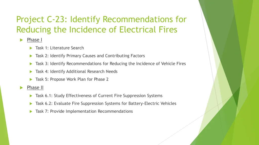 project c 23 identify recommendations