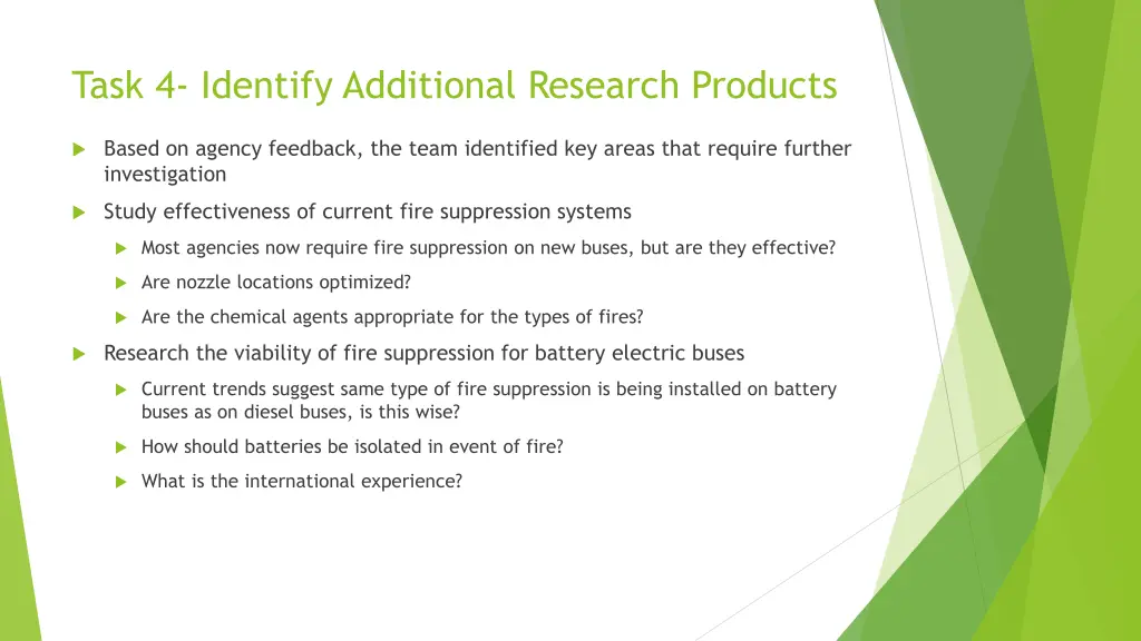 task 4 identify additional research products