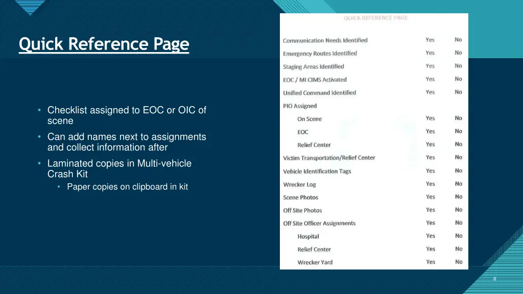 click to edit master title style quick reference