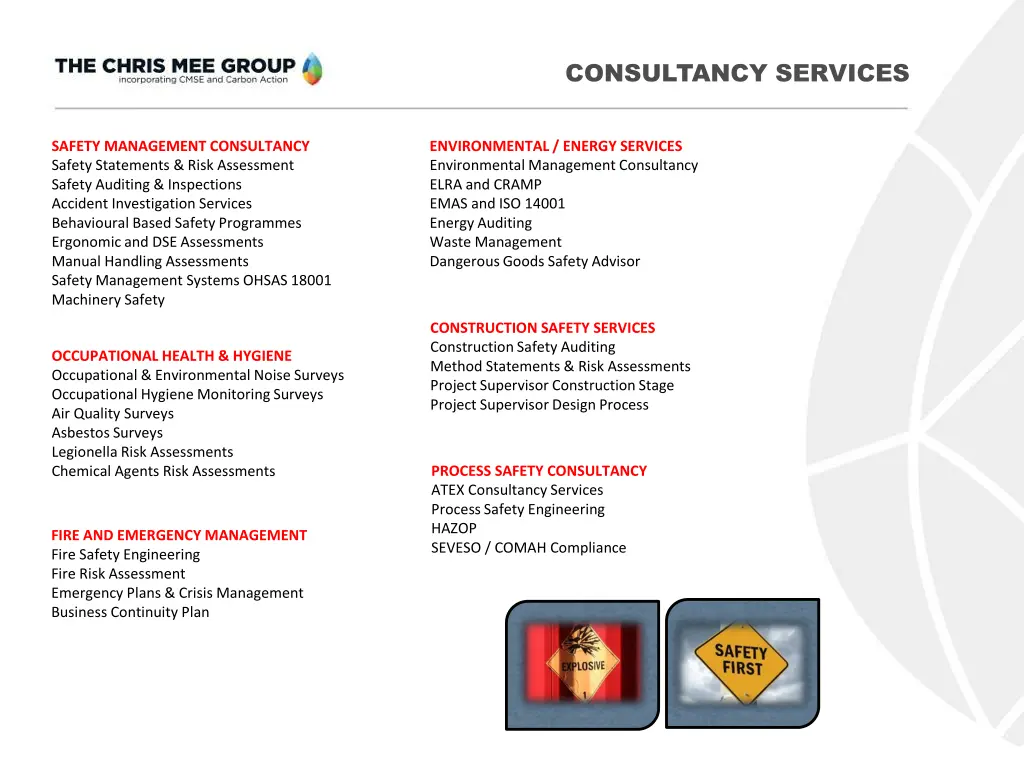 consultancy services