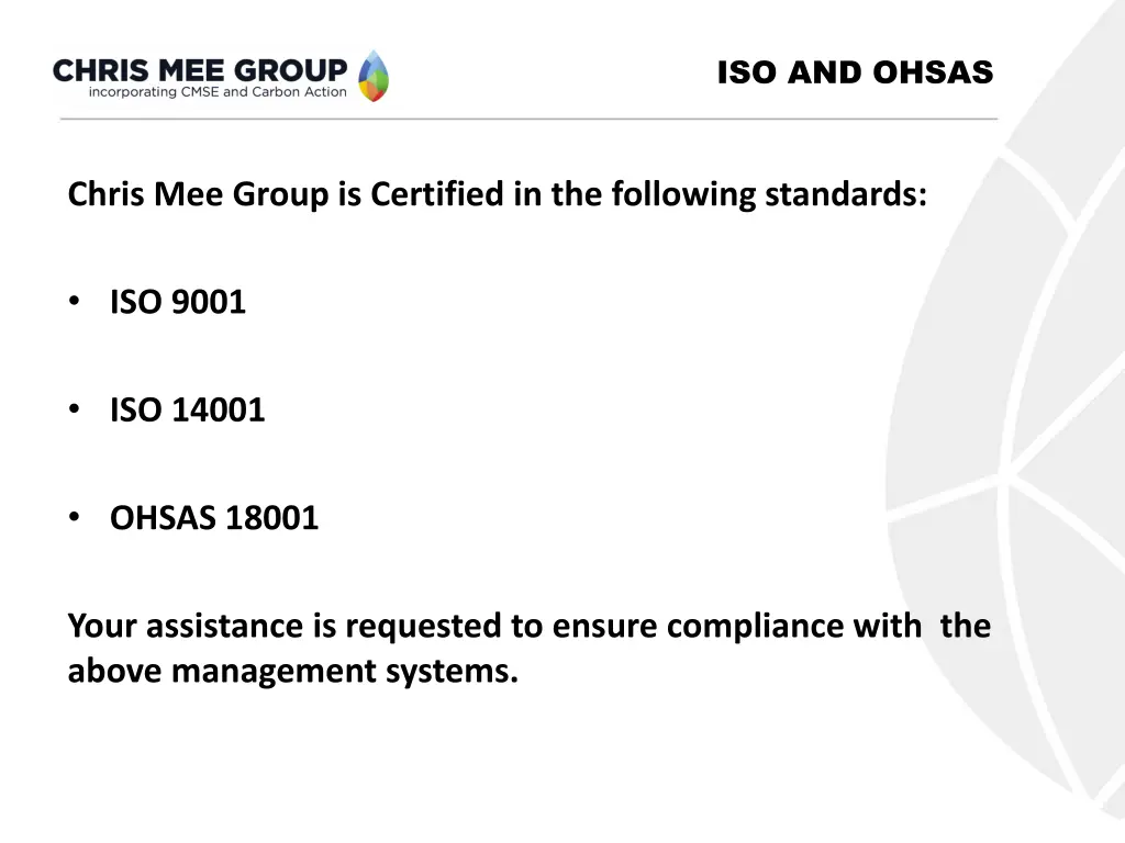 iso and ohsas