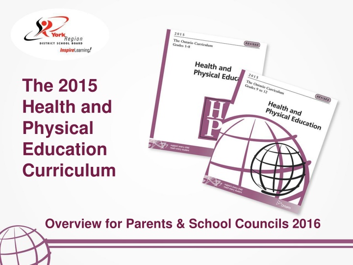 the 2015 health and physical education curriculum