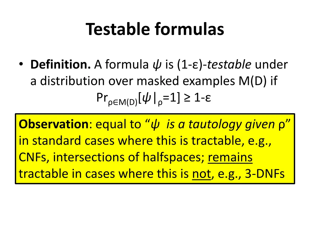 testable formulas 1