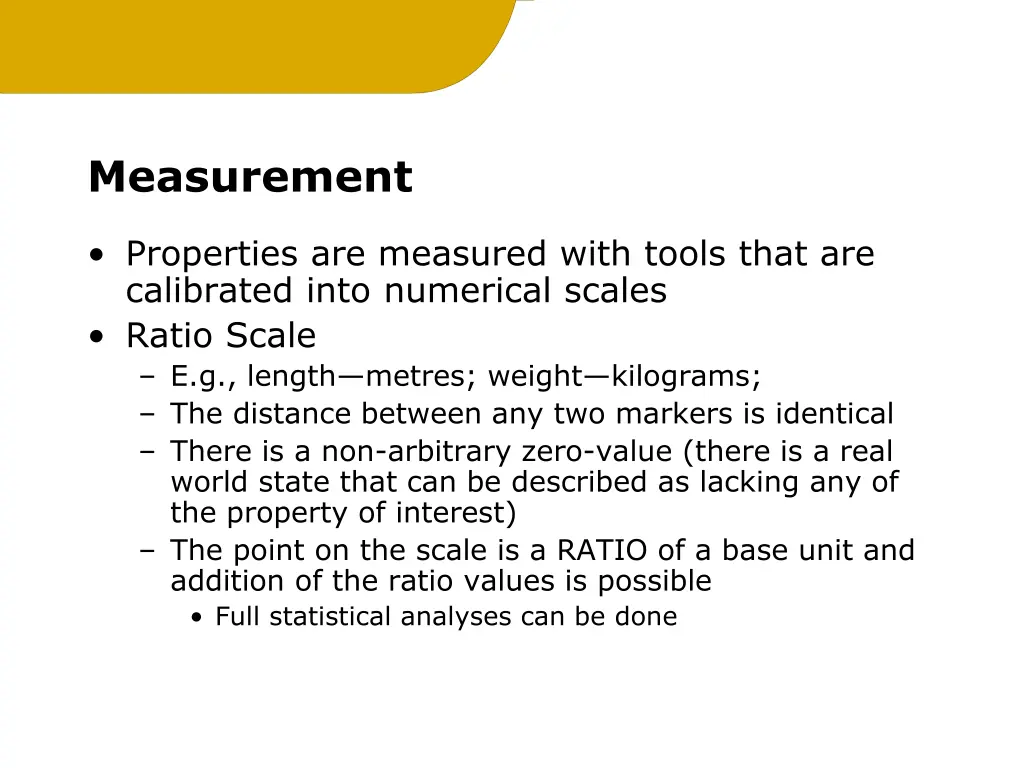 measurement