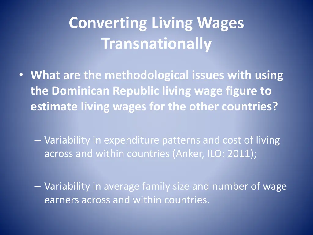 converting living wages transnationally