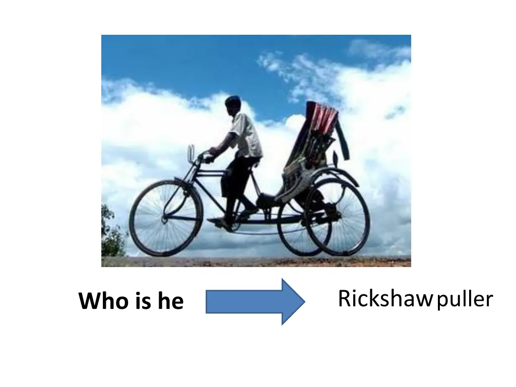 rickshaw puller